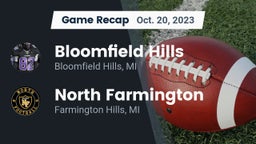 Recap: Bloomfield Hills  vs. North Farmington  2023
