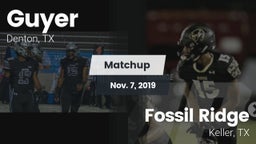 Matchup: Guyer  vs. Fossil Ridge  2019