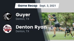 Recap: Guyer  vs. Denton Ryan  2021