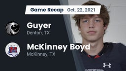 Recap: Guyer  vs. McKinney Boyd  2021