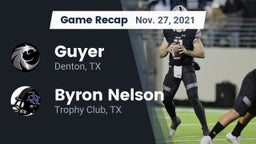 Recap: Guyer  vs. Byron Nelson  2021
