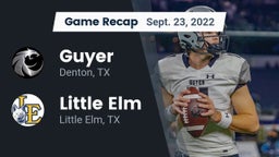 Recap: Guyer  vs. Little Elm  2022