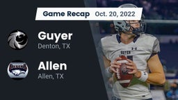 Recap: Guyer  vs. Allen  2022