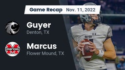 Recap: Guyer  vs. Marcus  2022