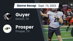 Recap: Guyer  vs. Prosper  2023