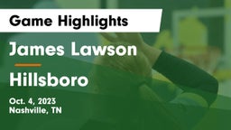 James Lawson  vs Hillsboro  Game Highlights - Oct. 4, 2023