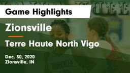 Zionsville  vs Terre Haute North Vigo  Game Highlights - Dec. 30, 2020