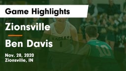 Zionsville  vs Ben Davis  Game Highlights - Nov. 28, 2020