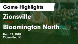 Zionsville  vs Bloomington North  Game Highlights - Dec. 19, 2020