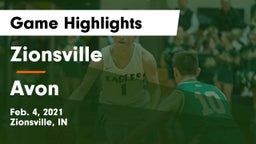 Zionsville  vs Avon  Game Highlights - Feb. 4, 2021