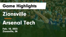 Zionsville  vs Arsenal Tech  Game Highlights - Feb. 18, 2023