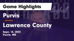 Purvis  vs Lawrence County  Game Highlights - Sept. 14, 2023