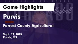 Purvis  vs Forrest County Agricultural  Game Highlights - Sept. 19, 2023