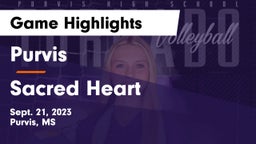 Purvis  vs Sacred Heart  Game Highlights - Sept. 21, 2023