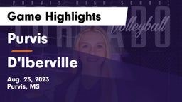 Purvis  vs D'Iberville Game Highlights - Aug. 23, 2023