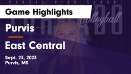 Purvis  vs East Central  Game Highlights - Sept. 23, 2023