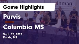 Purvis  vs Columbia  MS Game Highlights - Sept. 28, 2023