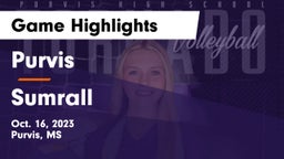 Purvis  vs Sumrall  Game Highlights - Oct. 16, 2023
