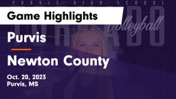 Purvis  vs Newton County  Game Highlights - Oct. 20, 2023