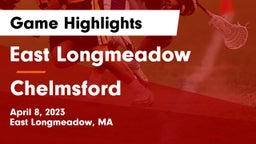 East Longmeadow  vs Chelmsford  Game Highlights - April 8, 2023
