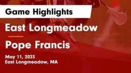 East Longmeadow  vs Pope Francis  Game Highlights - May 11, 2023