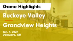 Buckeye Valley  vs Grandview Heights  Game Highlights - Jan. 4, 2022