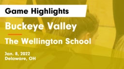 Buckeye Valley  vs The Wellington School Game Highlights - Jan. 8, 2022