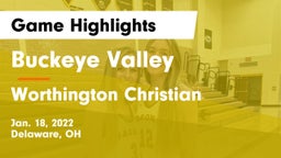 Buckeye Valley  vs Worthington Christian  Game Highlights - Jan. 18, 2022
