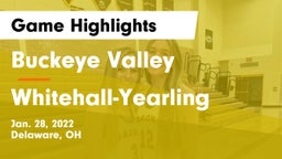 Buckeye Valley  vs Whitehall-Yearling  Game Highlights - Jan. 28, 2022