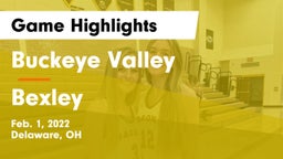 Buckeye Valley  vs Bexley Game Highlights - Feb. 1, 2022