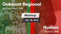 Matchup: Oakmont Regional vs. Hudson  2016