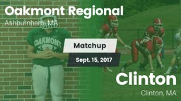 Matchup: Oakmont Regional vs. Clinton  2017
