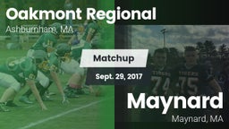 Matchup: Oakmont Regional vs. Maynard  2017