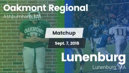 Matchup: Oakmont Regional vs. Lunenburg  2018