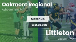 Matchup: Oakmont Regional vs. Littleton  2019