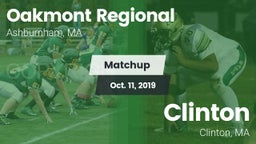 Matchup: Oakmont Regional vs. Clinton  2019