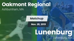 Matchup: Oakmont Regional vs. Lunenburg  2019
