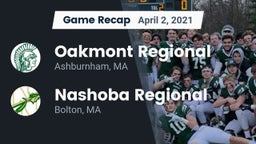 Recap: Oakmont Regional  vs. Nashoba Regional  2021