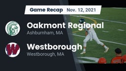 Recap: Oakmont Regional  vs. Westborough  2021