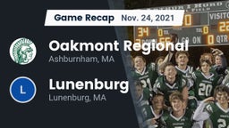 Recap: Oakmont Regional  vs. Lunenburg  2021