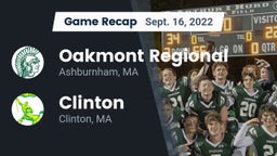 Recap: Oakmont Regional  vs. Clinton  2022
