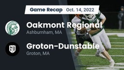 Recap: Oakmont Regional  vs. Groton-Dunstable  2022