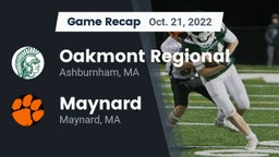 Recap: Oakmont Regional  vs. Maynard  2022