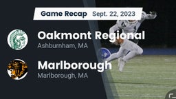 Recap: Oakmont Regional  vs. Marlborough  2023