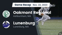 Recap: Oakmont Regional  vs. Lunenburg  2023