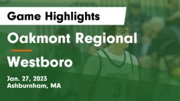 Oakmont Regional  vs Westboro Game Highlights - Jan. 27, 2023