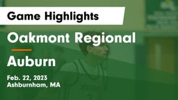 Oakmont Regional  vs Auburn  Game Highlights - Feb. 22, 2023