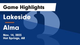 Lakeside  vs Alma  Game Highlights - Nov. 14, 2023