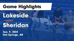 Lakeside  vs Sheridan  Game Highlights - Jan. 9, 2024