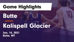 Butte  vs Kalispell Glacier  Game Highlights - Jan. 14, 2021